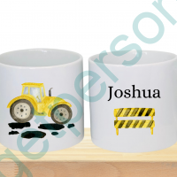 Personalised Children’s Tractor Ceramic Cup