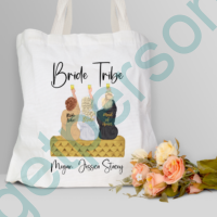 Personalised Bride Tribe Tote Bag