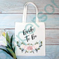 “Floral Bride to be” Tote Bag