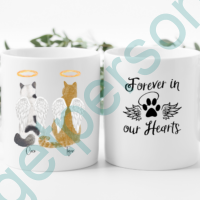 Personalised Cat Remembrance Ceramic Mug