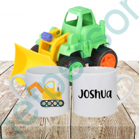 Personalised Digger Children’s Cup