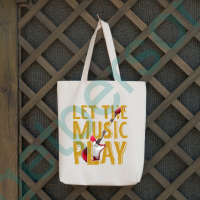 “Let the Music Play” Tote Bag