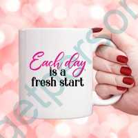 “Fresh Start” Ceramic Mug