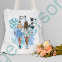 Personalised Party Best Friends Tote Bag