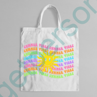 “Summer Vibes” Summer Tote Bag