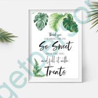 Sweet Treats Wedding A4 Print