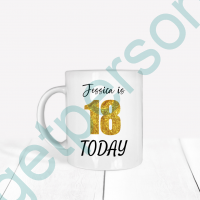 Personalised Birthday Milestone Ceramic Mug