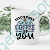 “Coffee & You” Ceramic Mug