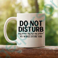 “Do Not Disturb” Ceramic Mug