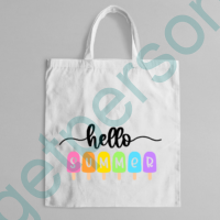 “Hello Summer” Summer Tote Bag