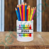 Personalised Pencil Ceramic Pot